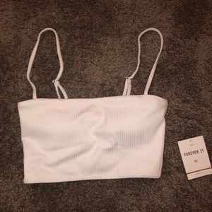 White Sports Bra